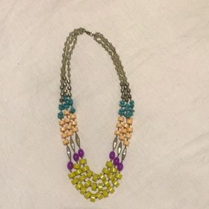 Vibrant Anthropologie Statement Necklace